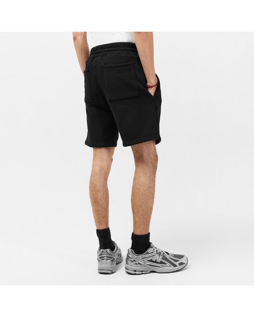 MKI Miyuki-Zoku Black Uniform Fleece Jogger Shorts for men