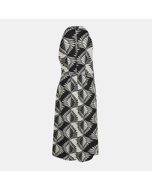 French Connection Black Ariette Crossover Wrap Dress