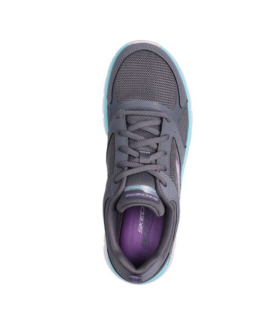 Skechers Gray Track Casual Low-Top Trainers