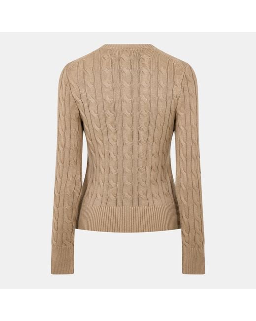 Polo Ralph Lauren Natural Polo Pp Cardigan Ld61