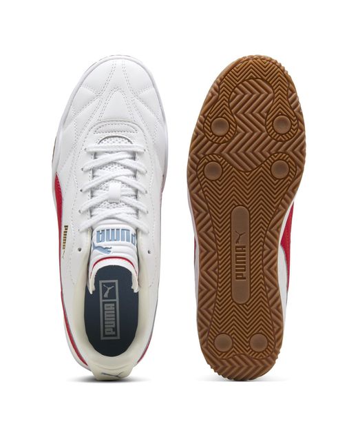 PUMA White Tifosi Lux Low-Top Trainers for men