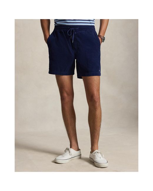 Polo Ralph Lauren Blue Prepster Corduroy Shorts for men