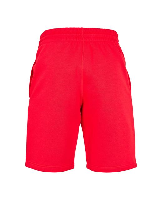Reebok Red Identity Small Logo Fleece Jogger Shorts for men