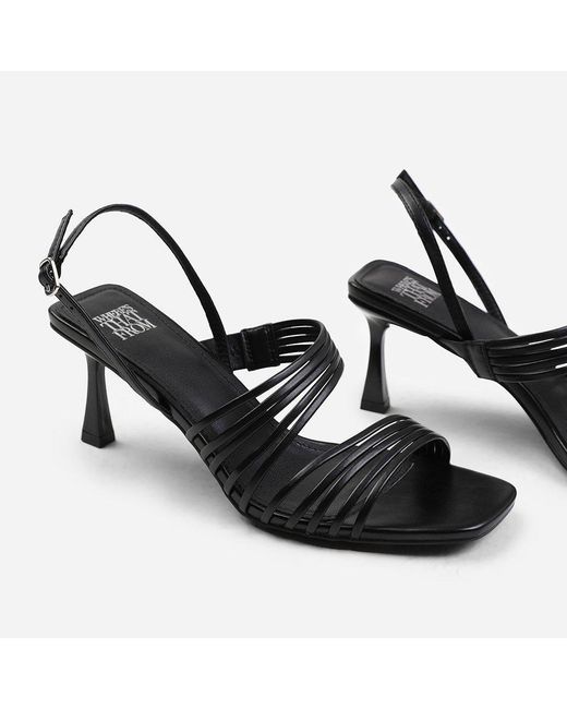 Where's That From Black Block Court Shoes