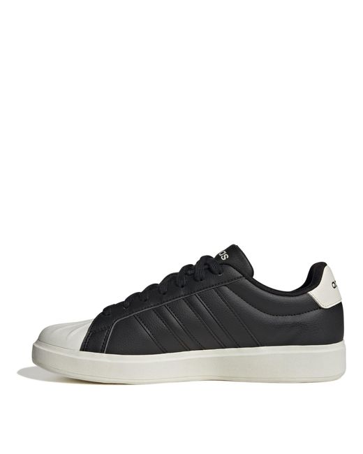 Adidas Black Street Talk Low-Top Trainers for men