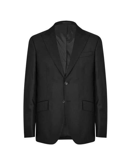 Richard James Black Rivulet Tuxedo Jacket for men