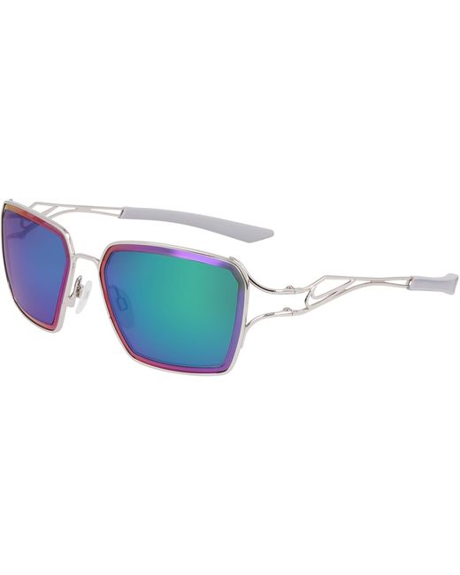 Nike Blue Veil Prism Square Sunglasses