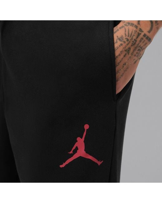 Nike Black Jordan Jump Flc Pant for men