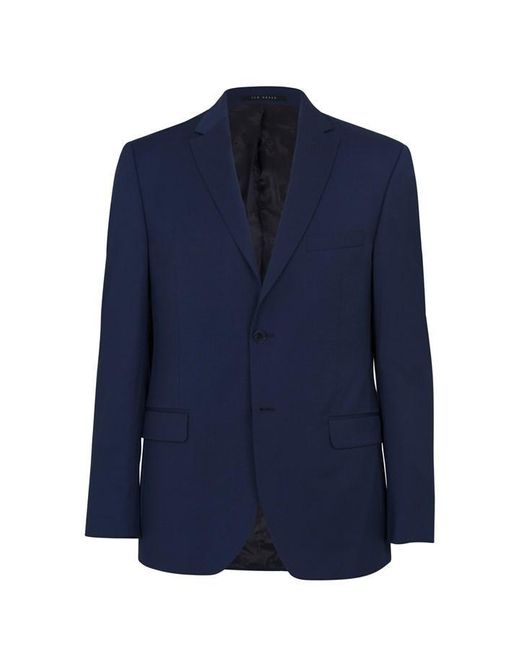 Ted Baker Blue Perthjr Regular Fit Twill Suit Jacket for men