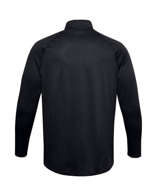 Under Armour Black Tech ½ Zip Long Sleeve for men