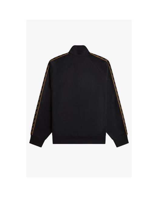Fred Perry Black Tape Poly Tracksuit Top for men
