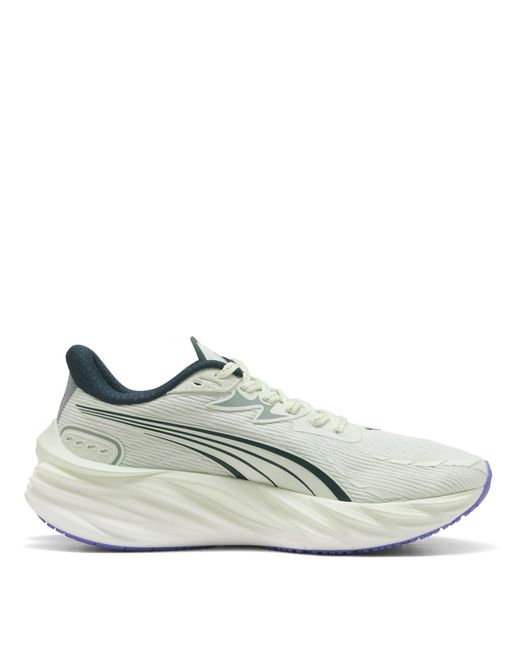 PUMA White Velocity Nitro 4 Everyday Neutral Road Running Shoes