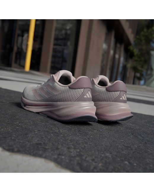 Adidas White Solution W Road Running Shoes