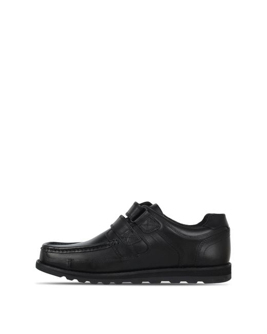Lee Cooper Black Harrow Hook And Loop Shoes for men