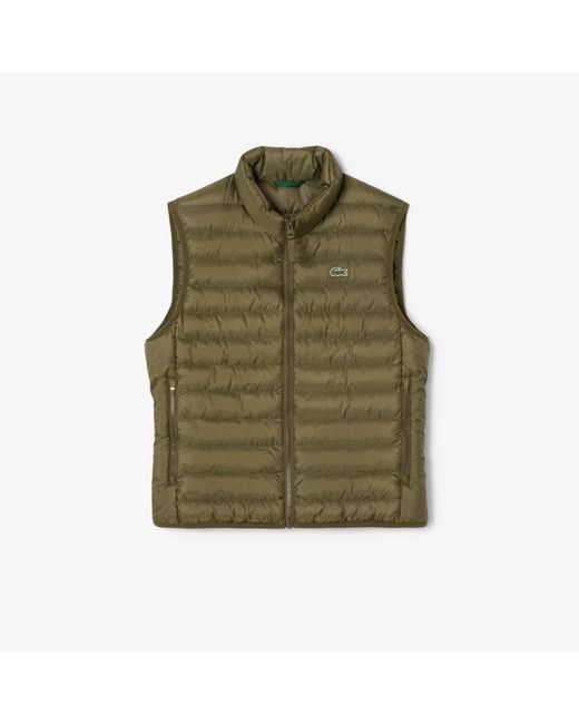 Lacoste Green Gilets for men