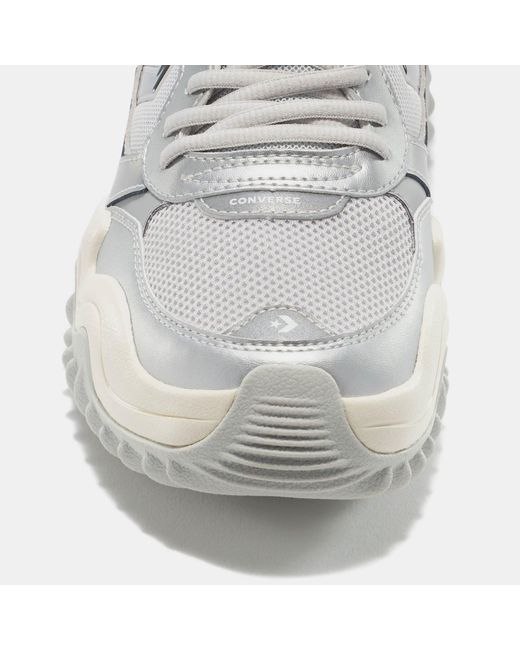 Converse Gray Wave Motion Platform Trainers