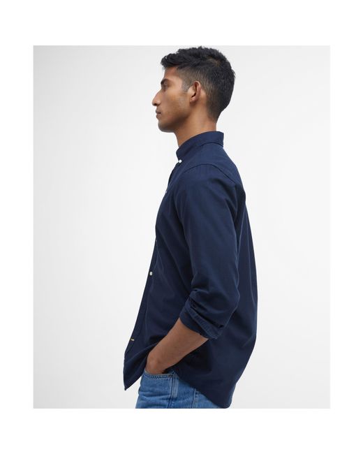 Barbour Blue Oxford Shirt for men