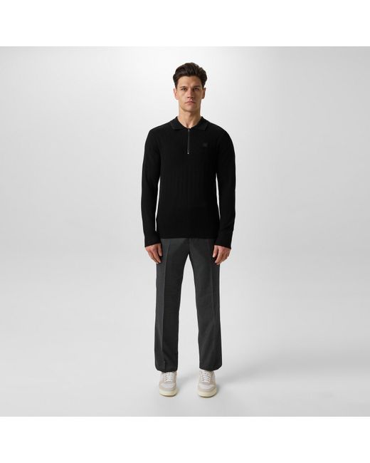 HUGO Black Sastoro 1/4 Zip Top for men