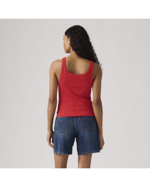 Levi's Red Essential Sporty Tank Vest