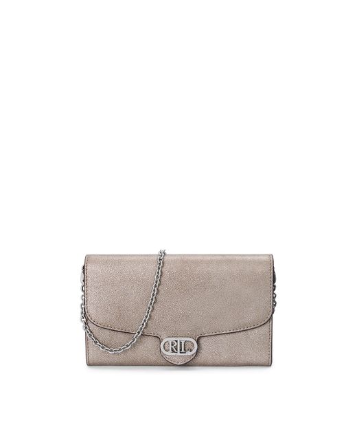 Ralph Lauren Gray Adair Chain Wallet
