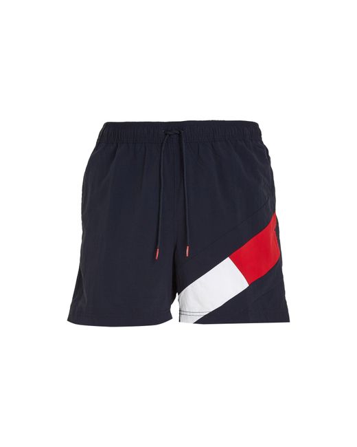 Tommy Hilfiger Blue 's Sf Medium Drawstring Mid Length Swim Shorts for men