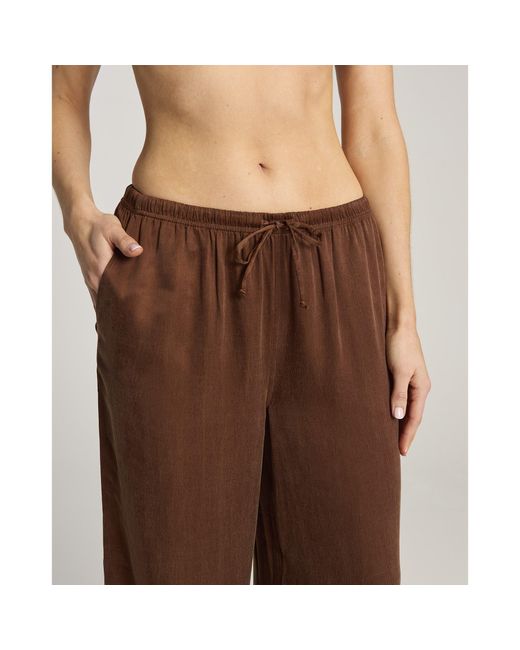 Nudea Brown Eco-Luxe Drawstring Trouser