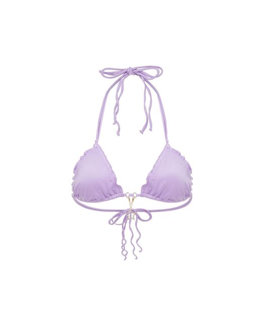 Agent Provocateur Purple Berry Bikini Top