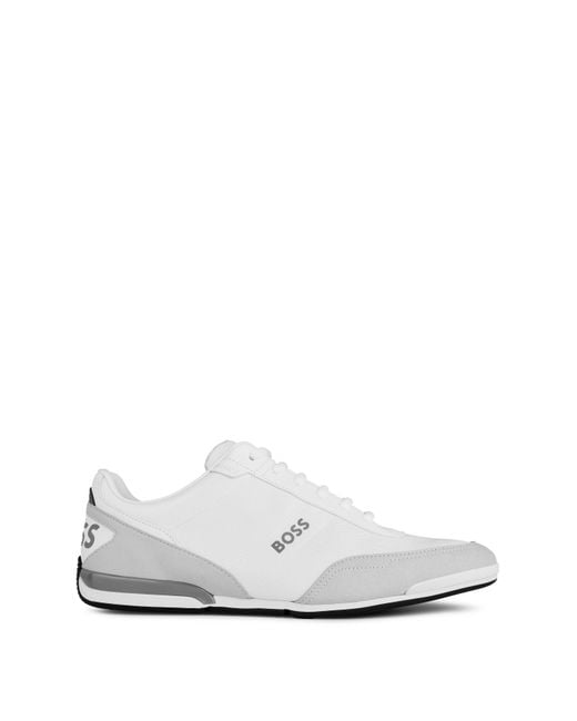 Boss White Saturn Trainer for men