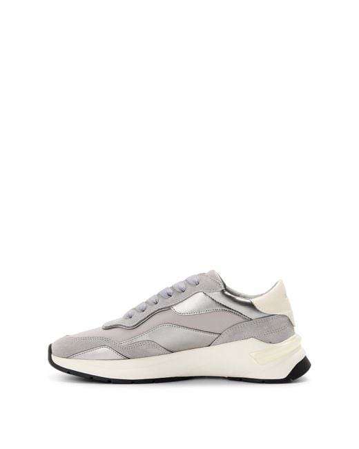Boss White Skylar Runners Low-Top Trainers
