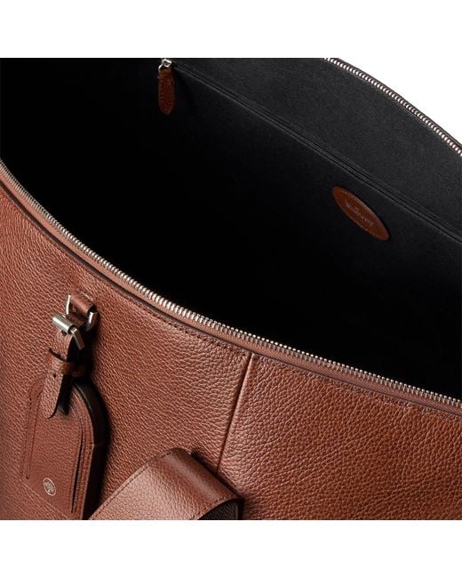 Mulberry Brown Heritage Medium Leather Clipper for men