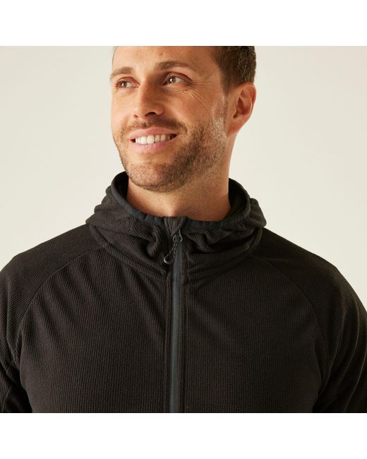 Regatta Black Navigate Full-Zip Fleece for men