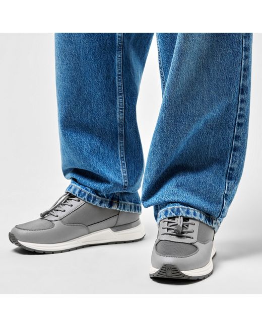 Mallet Gray Popham Lite Low-Top Trainers for men