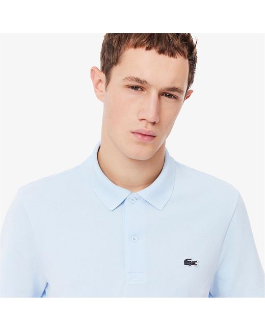 Lacoste Blue Regular Fit Short Sleeve Polo Shirt for men