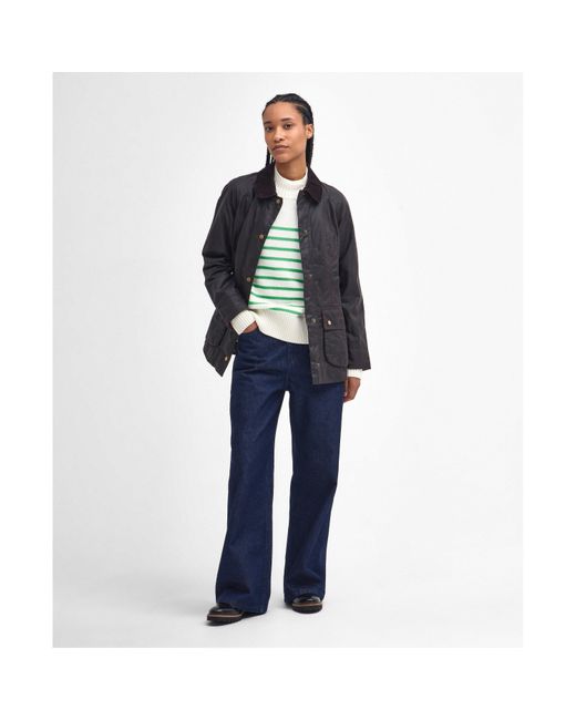 Barbour Black Beadnell Wax Jacket