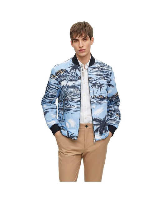 Boss Blue Clovis Softshell Jacket for men