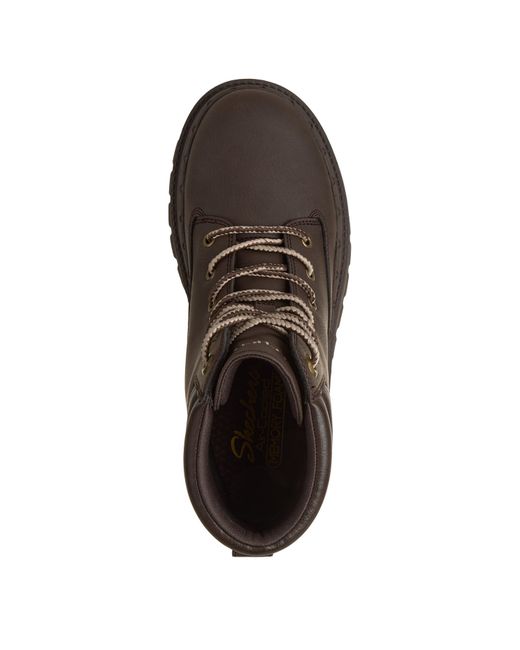 Skechers Brown Jammers Flat Ankle Boots