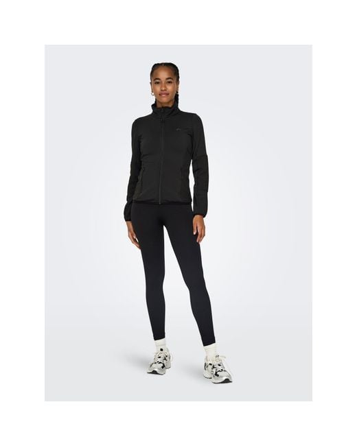 Only Play Black High Neck Softshell Jacket