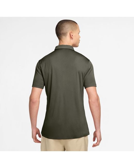 Nike Green Short Sleeve Performance Polo Shirt for men