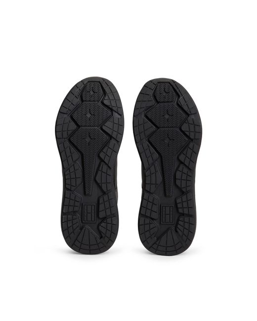 Tommy Hilfiger Black Tj Lth Runner Sn71 for men