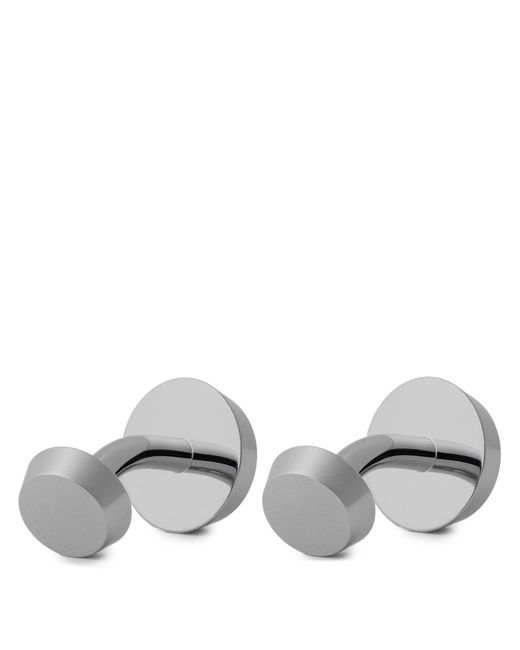 Boss Blue Simony Polished-Tone Cufflinks for men