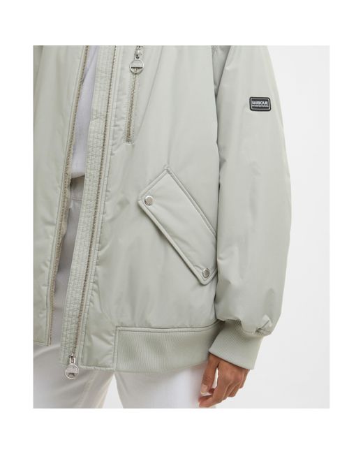 Barbour Gray Kuala Showerproof Jacket