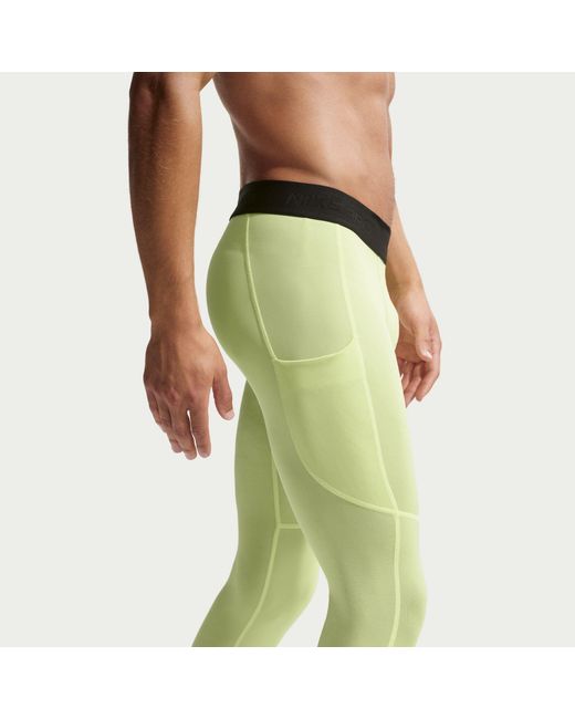 Nike Green Npt Df Tight Sn62 for men