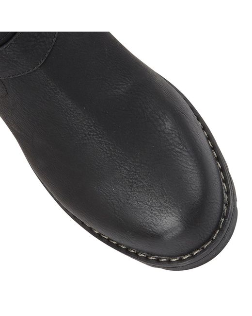 Lotus Shoes Black Jemima Mid-Calf Boots