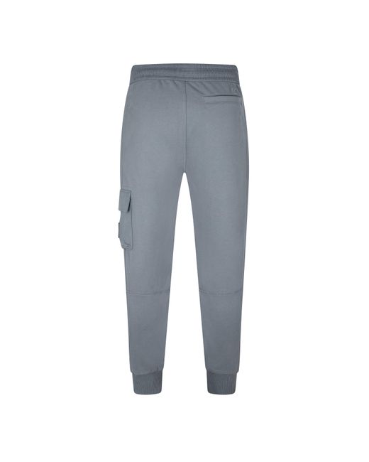 Calvin Klein Blue Logo Patch Track Pants for men