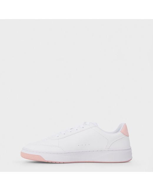 Lacoste White Pro Court Trainers