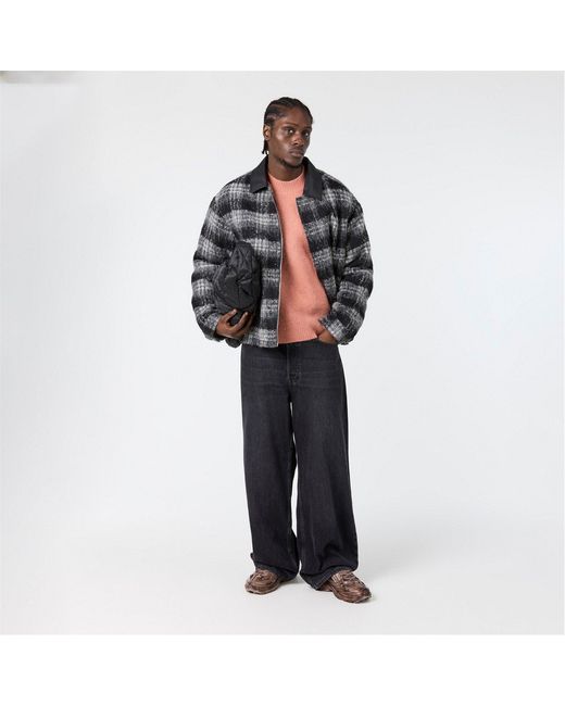 Represent Gray Two-Way Zip Overshirt for men
