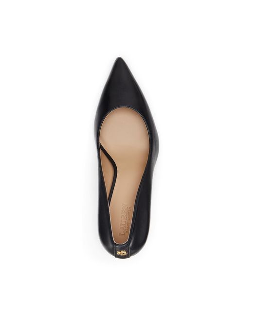 Ralph Lauren Black Lanette Court Stiletto Heels