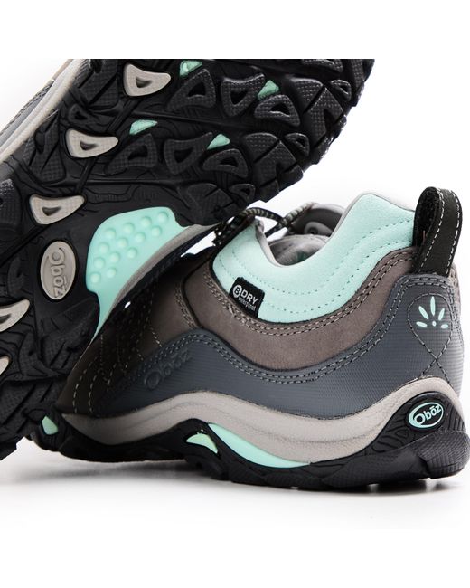 Oboz Gray Waterproof Hiking Shoes