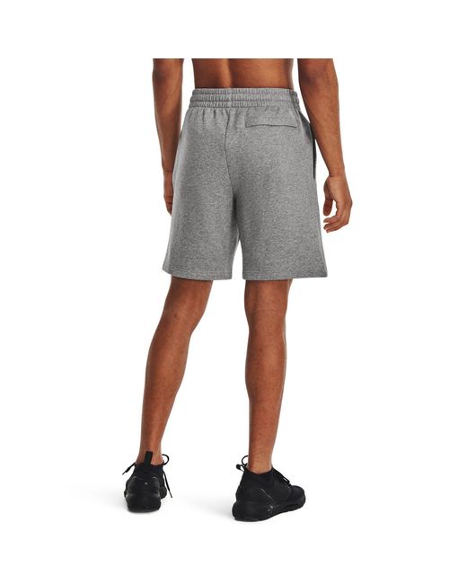 Under Armour Gray Ua Rival Fleece Shorts for men