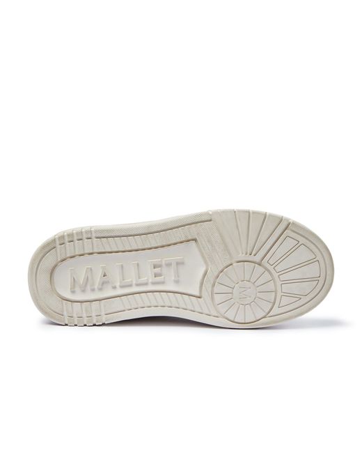 Mallet White Clayton Low-Top Trainers